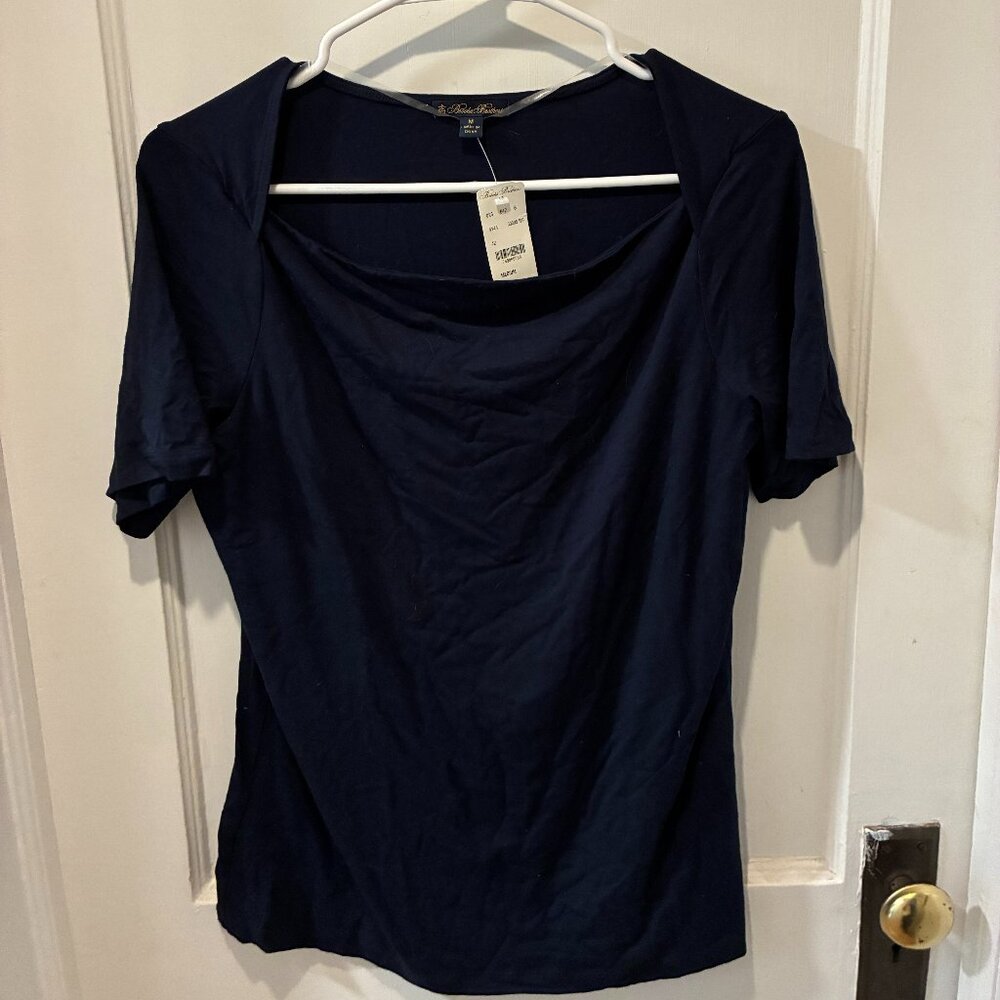Blue Brooks Brothers Blouse